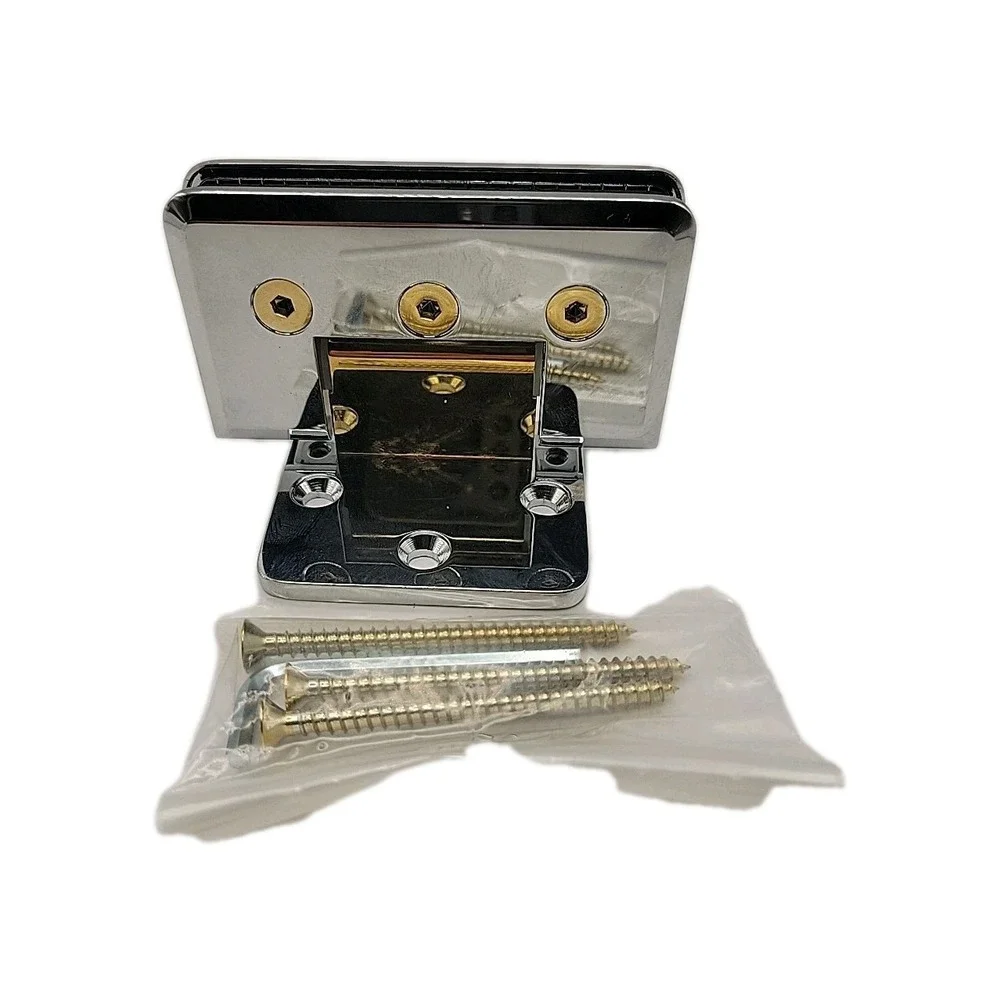 Adjustable Shower Door Hinge Polished Chrome And Hinge Pack Of‎ 1